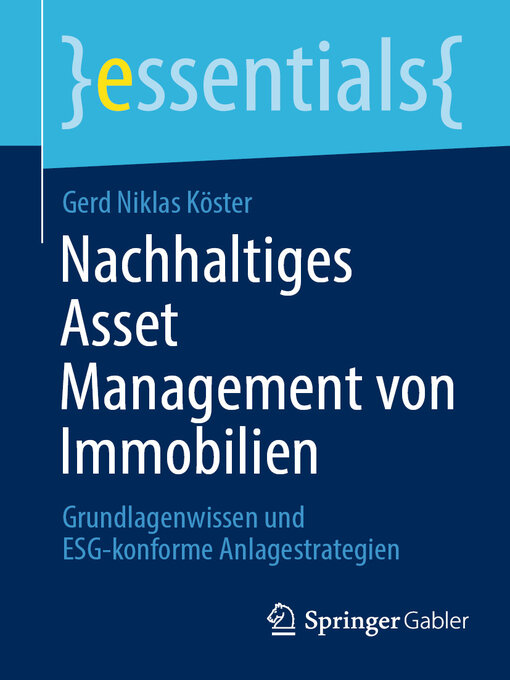 Title details for Nachhaltiges Asset Management von Immobilien by Gerd Niklas Köster - Available